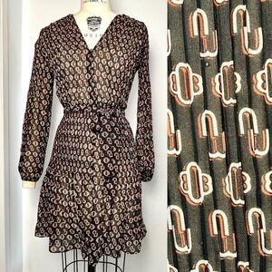 Sz. 34 Maje Poly Chiffon Dress